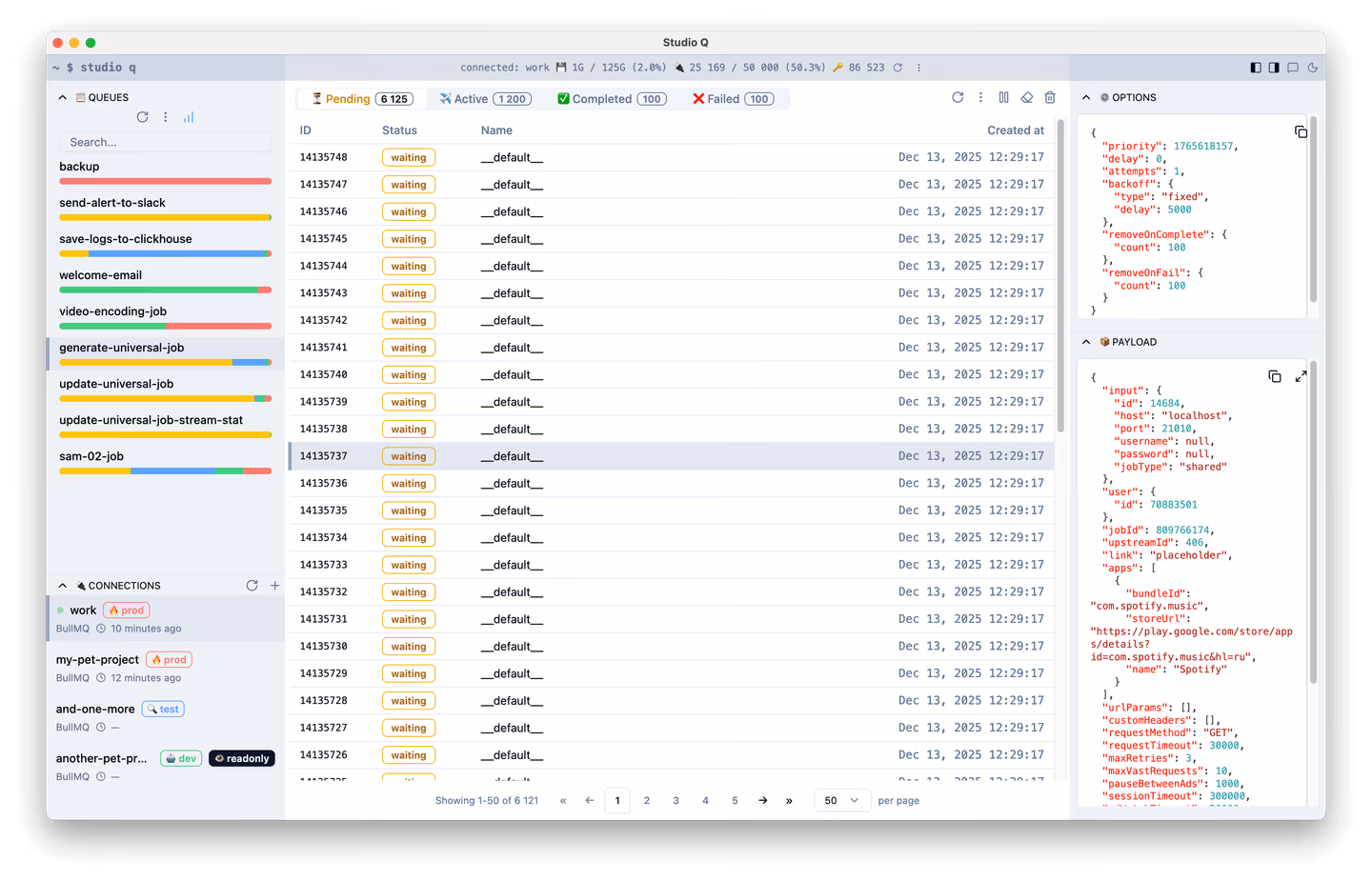 Studio Q application screenshot